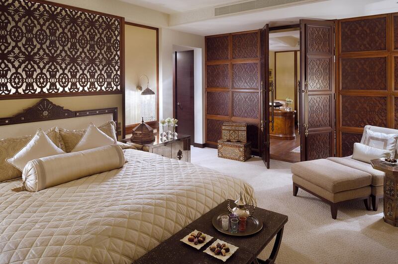A handout photo of The Palace Downtown Dubai Imperial Suite (Courtesy: The Address Hotels + Resorts) *** Local Caption ***  al00-opulent-downtown.jpg
