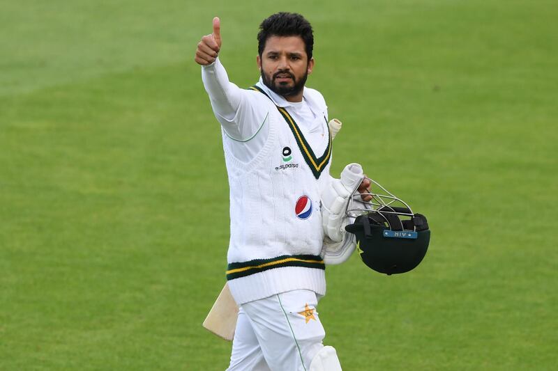 Pakistan's Azhar Ali remained unbeaten on 141 at the Ageas Bowl in Southampton. AFP