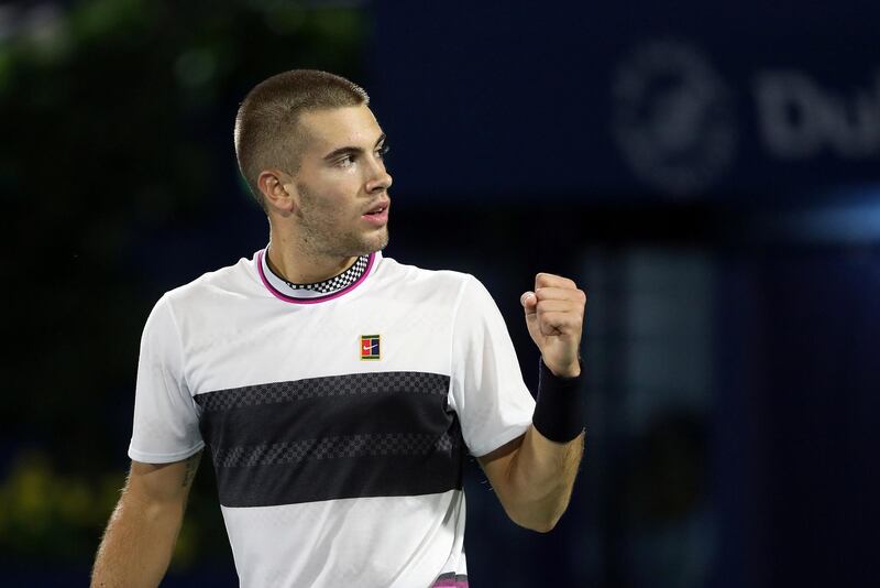 Borna Coric did not have much to cheer for during the match. Reuters