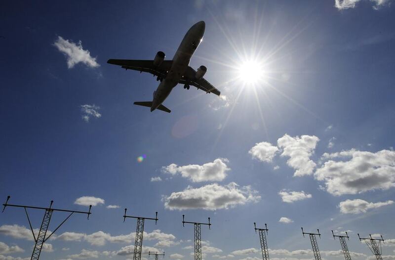 Middle Eastern carriers witnessed a slowdown in passenger demand in July but all world regions still maintained growth, said Iata. Toby Melville / Reuters