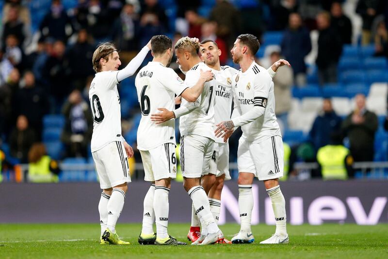 It was a victorious night for Real Madrid as they beat Alaves 3-0. AP Photo