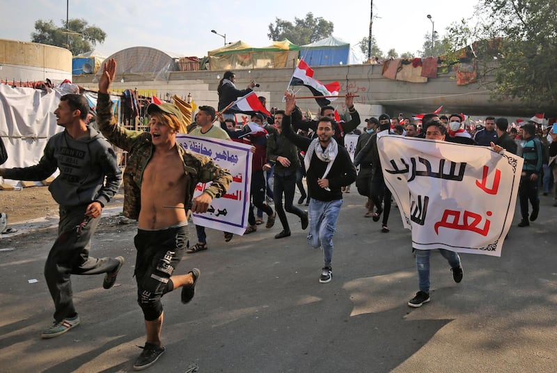 Thursday's arrivals carried signs opposing "vandals", a reference to people who have damaged properties during rallies, but the protesters sensed something more threatening. AFP