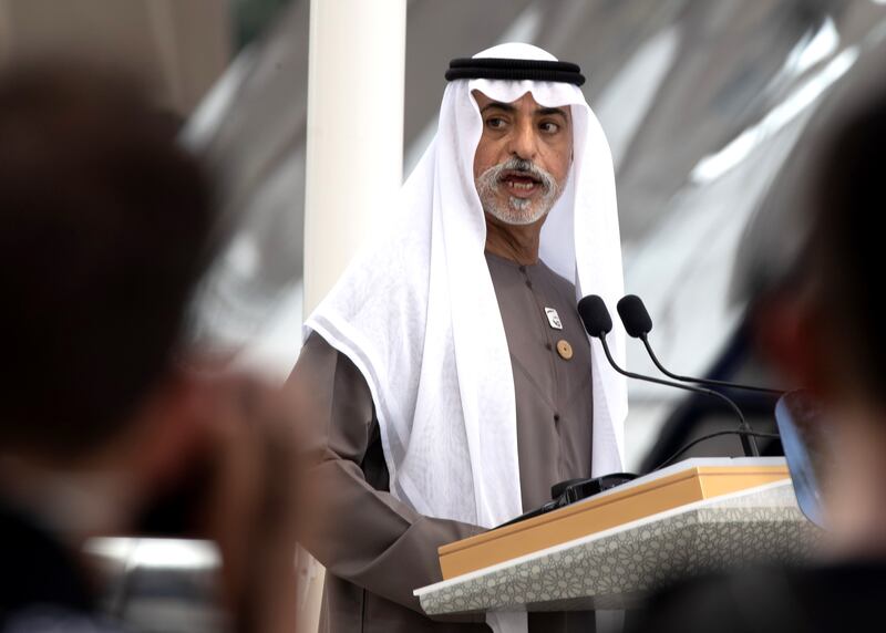 Sheikh Nahyan bin Mubarak, Minister of Tolerance and Coexistence. Victor Besa / The National