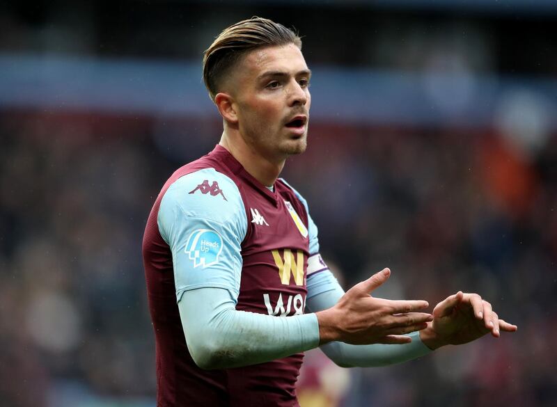File photo dated 16-02-2020 of Aston Villa's Jack Grealish PA Photo. Issue date: Monday March 30, 2020. Aston Villa captain Jack Grealish is “deeply embarrassed” after he “stupidly agreed” to go to a friend’s house this weekend during the coronavirus lockdown, he said in a video message on Twitter. See PA story SOCCER Grealish. Photo credit should read Nick Potts/PA Wire.