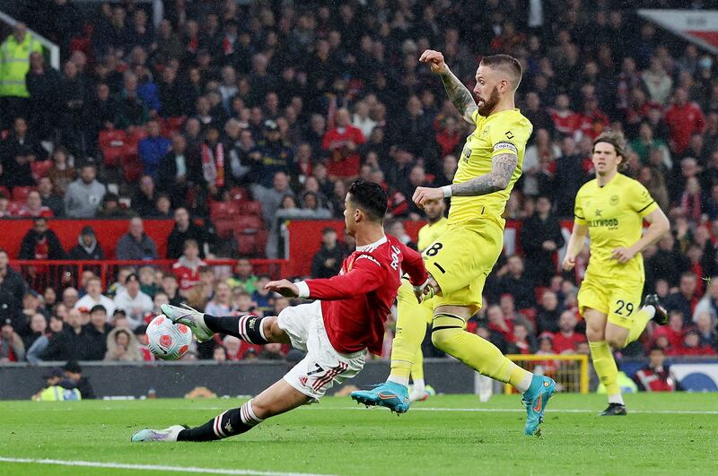 Pontus Jansson - 5, Did well to stop Ronaldo when it looked like he might get through and put good pressure on United’s attackers in the first half. Was grateful for Raya tipping the ball wide after it seemed he might have deflected Ronaldo’s pass into his own net, but wasn’t so lucky when Varane’s shot went in off him moments later. Reuters