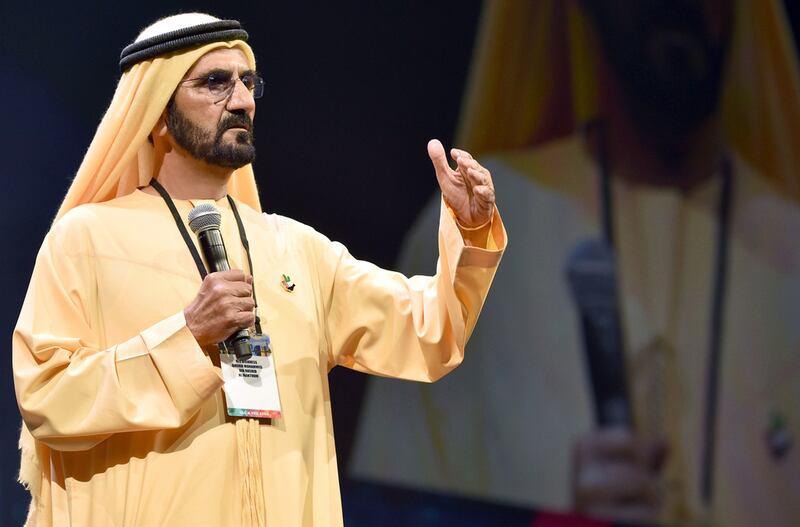 Sheikh Mohammed bin Rashid, Vice President and Ruler of Dubai, said the global jobs market is changing rapidly and the UAE's young people need the skills for a technology-driven economy.