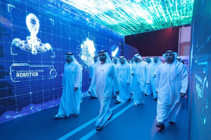 Dubai, United Arab Emirates, November 21, 2017:    Jamal Bin Huwaireb CEO of the Mohammed Bin Rashid Al Maktoum Knowledge Foundation speaks during the Knowledge Summit at the World Trade Center in Dubai November 21, 2017. Christopher Pike / The National

Reporter: Caline Malek
Section: Business