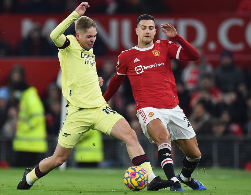 Diogo Dalot - 8: Had shot on goal in opening 10 minutes after United’s first decent move. Pushed right up, got right back. Strong tackle on Taveres before half-time and again after 59 minutes. Involved in build up for Ronaldo’s first with a fine ball. Positive night in his first league start of season. EPA