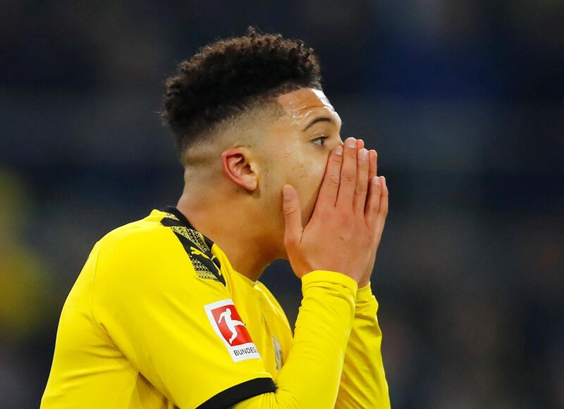 Jadon Sancho, Borussia Dortmund: 14 goals (28 points). Reuters