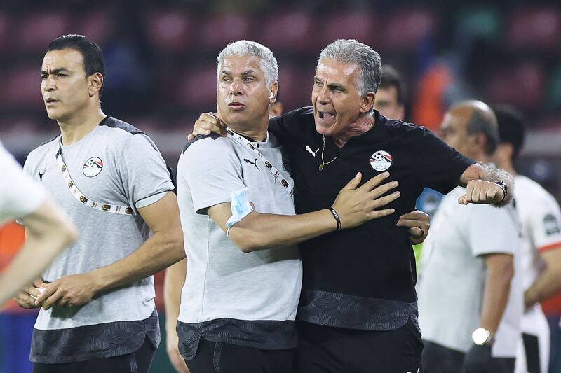 Carlos Queiroz after being shown a red card. AP