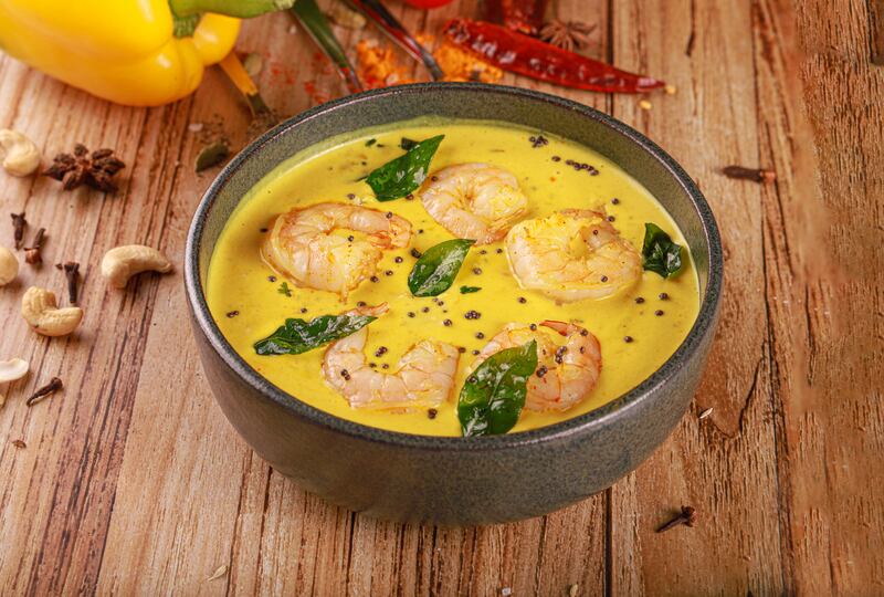 Dab moilee channels home-cooked curries. 