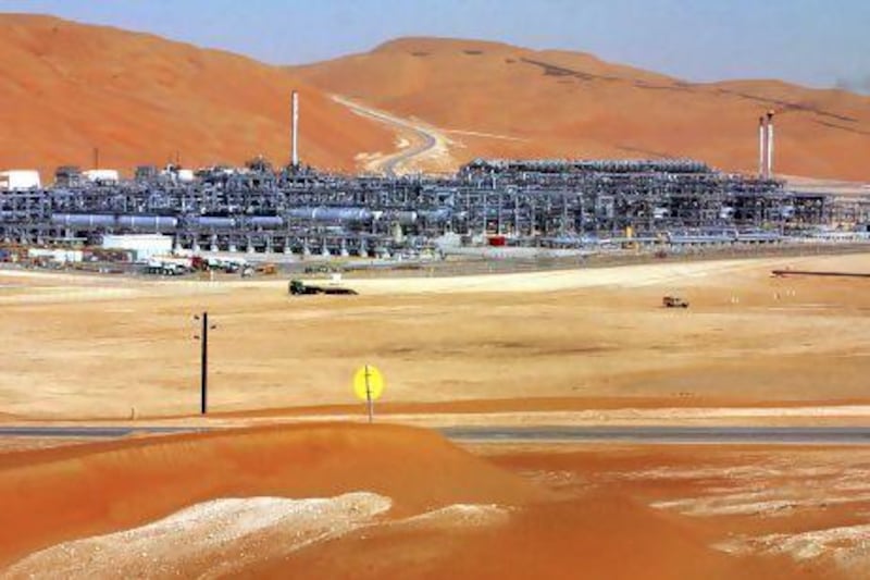 The Shaybah oil field in Saudi Arabia. The Saudis have tended to act rather successfully as a swing producer, an analyst said. Bilal Qabalan / AFP