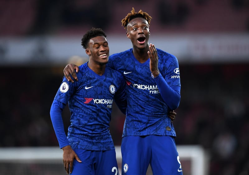Brighton v Chelsea, Wednesday, 4.30pm: Chelsea were being taken apart by Arsenal on Sunday until Frank Lampard changed the formation. Result - Arsenal 1 Chelsea 2, with a late winner for Tammy Abraham. Lampard's getting the hang of this managerial gig. Getty
PREDICTION: Brighton 1 Chelsea 2