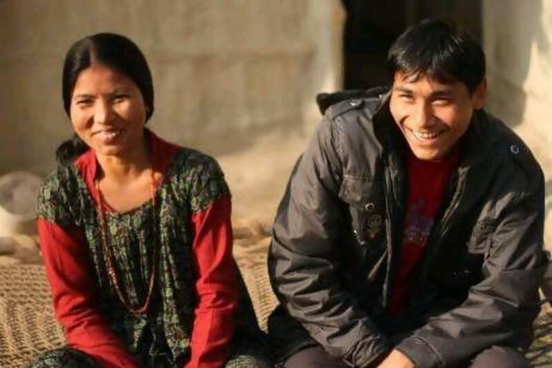 Meena married Ramesh Chaudhary when she was just 15 years old. 
Photographs by Bibek Bhandari for The National