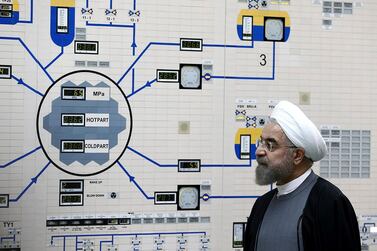 Iran has broken the uranium stockpile limit set by the 2015 nuclear deal. AP  