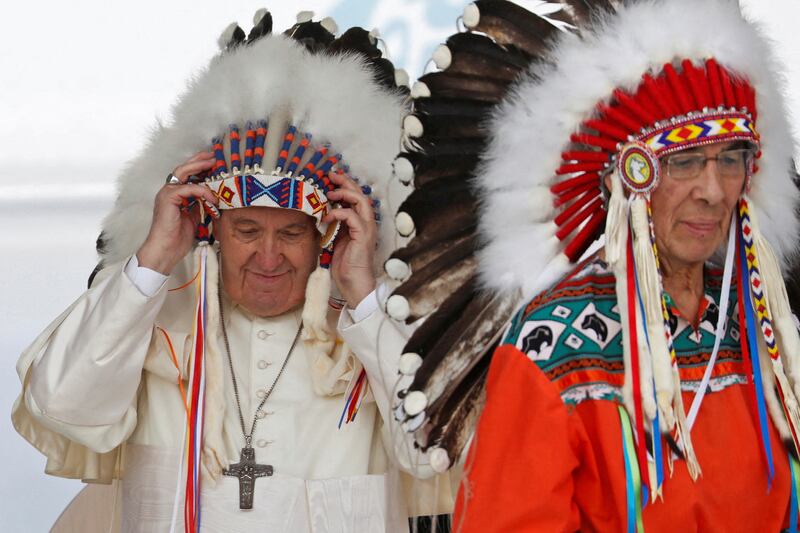 Pope Francis is visiting Canada to apologise for the Catholic Church's role in the country's indigenous residential schools. Reuters