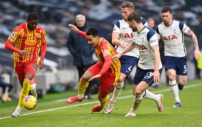 Toby Alderweireld - 7: Solid as a rock from the Belgian who coped easily with Baggies limited attack who will have had harder day's at the grindstone. Getty