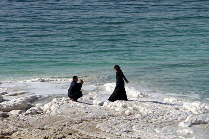 Visitors can enjoy the Dead Sea's health benefits. Ammar Awad / Reuters