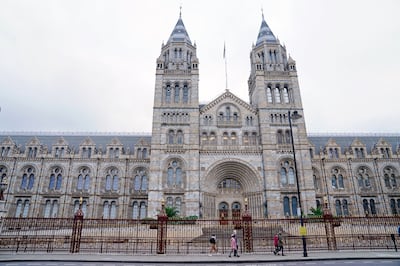 London's Natural History Museum was the second most-visited attraction in the UK last year. PA