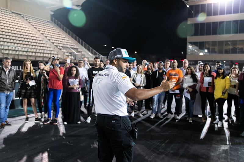 ABU DHABI, UNITED ARAB EMIRATES - JANUARY 17, 2019.

EVRT Drag Race in Yas Marina Circuit.

(Photo by Reem Mohammed/The National)

Reporter: ADAM WORKMAN
Section:  SP