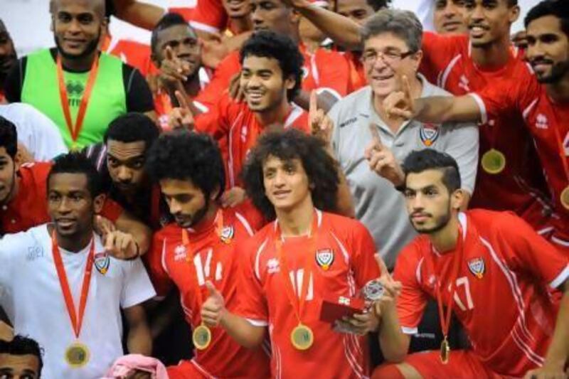 UAE collected more silver Monday when they beat New Zealand in the OSN Cup final. Fayez Nureldine / AFP