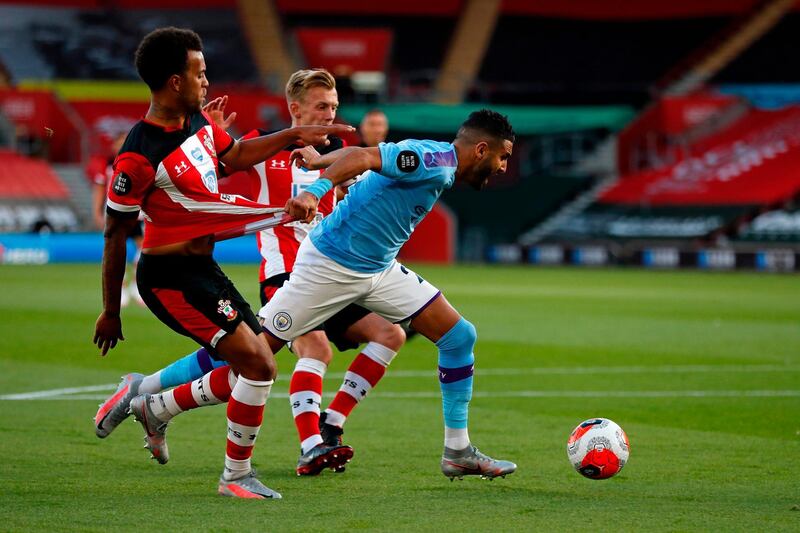 Riyad Mahrez – 6, He was threatening on set pieces as well as open play before going off just before the hour mark. AFP