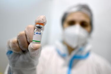 The Sinopharm vaccine is available across the UAE. AFP