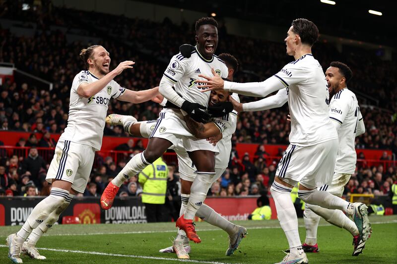 SUBS: Crysencio Summerville (on for Sinisterra ‘8), 7 – Had United hearts in mouths when he latched on to a loose ball before having his legs taken by Martinez just outside the box. Sparked jubilation in the away end when his cross was turned in by Varane.
Getty