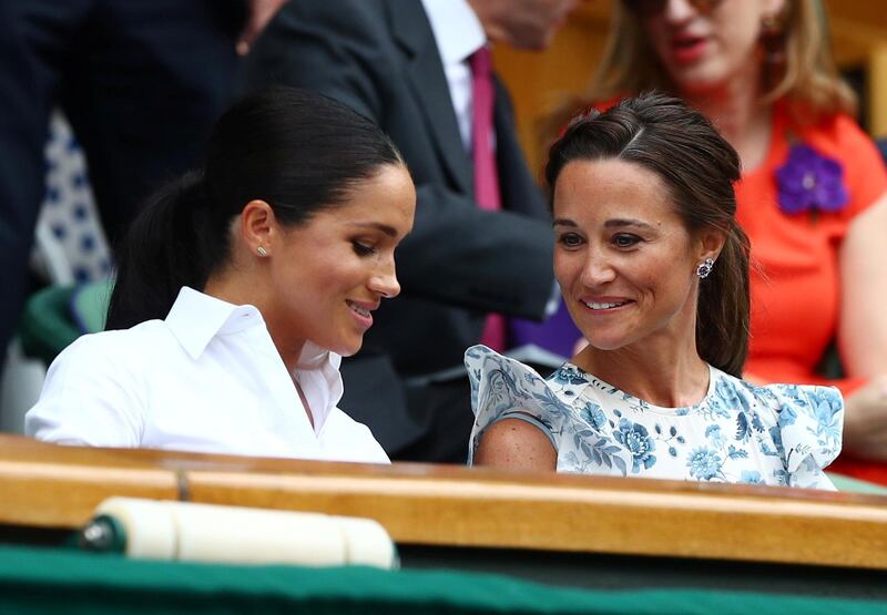 Meghan, Duchess of Sussex, and Pippa Middleton in the Royal Box. Photo: Reuters