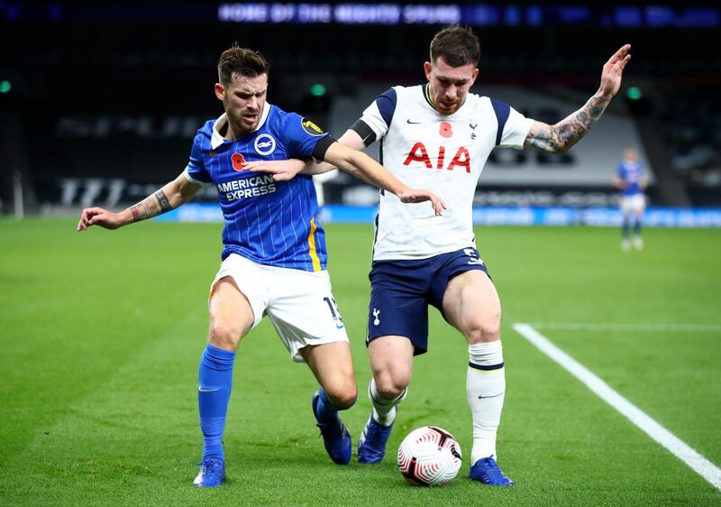 Pascal Gross, 7 – Was one of Brighton’s most effective players, attempting more passes in the final third than any of his teammates and winning the ball back when Tottenham were profligate in possession. Had to fill in at right-back after Lamptey limped off. AP
