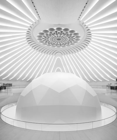 Interior of the UAE pavilion. Photo: Expo 2020 Dubai