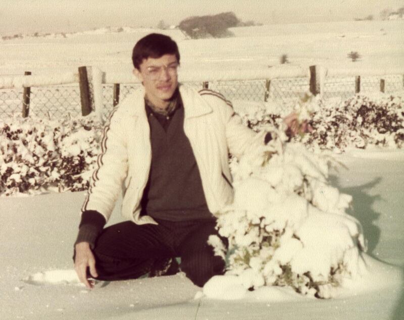 Adel remembers one year when the snow in Falkirk was so heavy him and his fellow students were sent home from college. The snow was so thick he struggled to find his way back to the house.