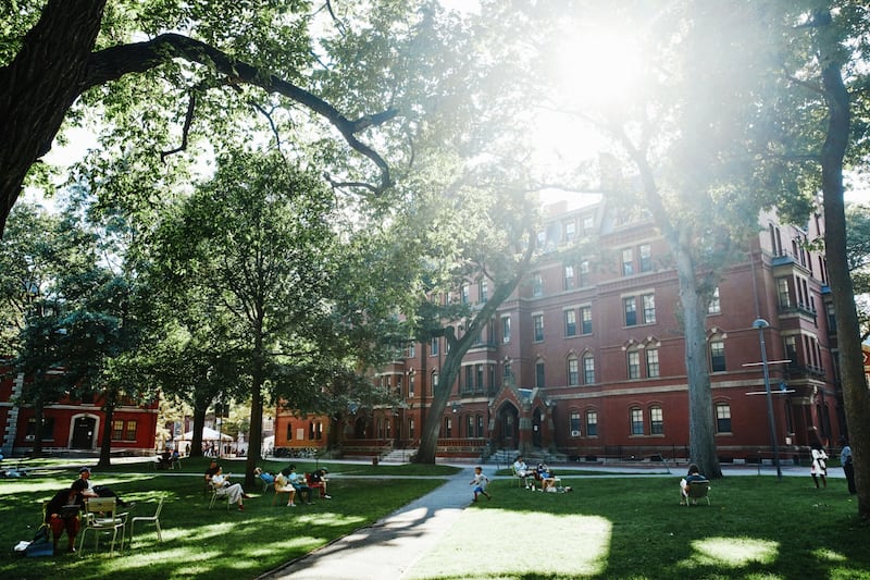 Harvard University in Cambridge, Massachusetts. Bloomberg