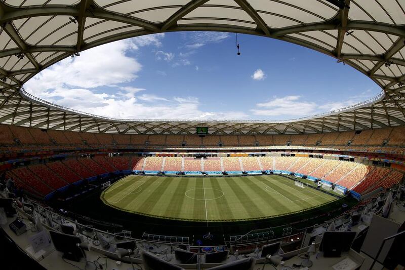 The Arena da Amazonia, hosting England and Italy tonight, cost Dh1.1 billion to build. But how often will it be used after the World Cup? Jeon Heon-Kyun / EPA