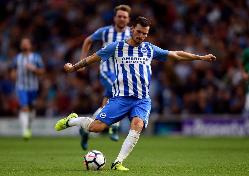 Striker: Pascal Gross (Brighton and Hove Albion) – Scored Brighton’s first top-flight goal for 34 years, added another and set up a third in the win over West Bromwich Albion.Daniel Hambury / PA