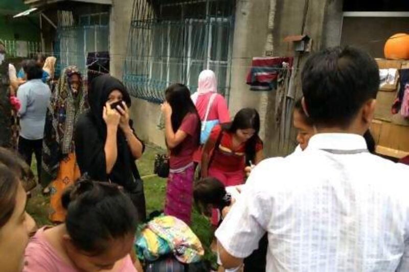 Twenty-two women bound for Syria and other Middle East countries were rescued by member-agencies of the Inter-Agency Council Against Trafficking in Manila on Monday.