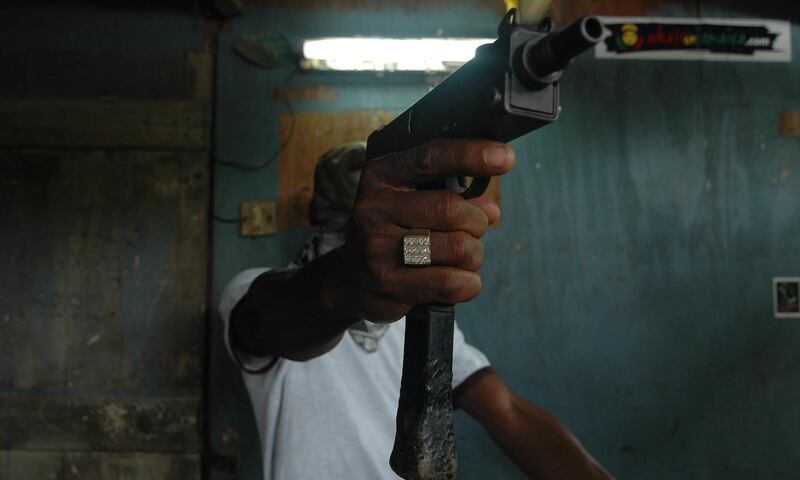'Gun Like Dirt', a series where Rickards tried to show the gun violence prevalent in Jamaica. Courtesy The Afflicted Yard