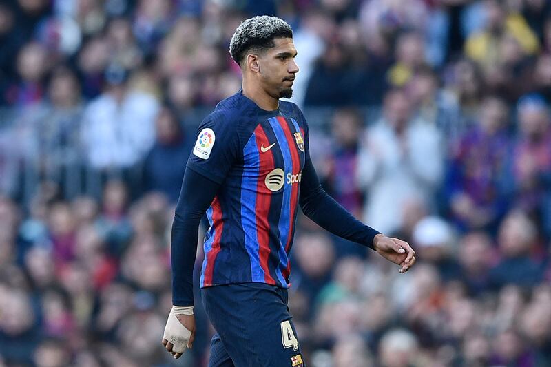 Ronald Araujo 5 - First league start in a month came after Thursday’s 1-0 cup win at Real Madrid. Won his 50/50 balls, but was sent off after 59 minutes for dragging Hugo Duro as he ran towards goal. Thankfully for Barcelona, he’ll back for el clasico. AFP