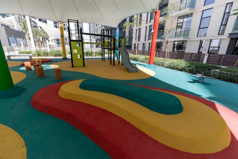Parks and playgrounds throughout the complex make it appealing to families, say developers.