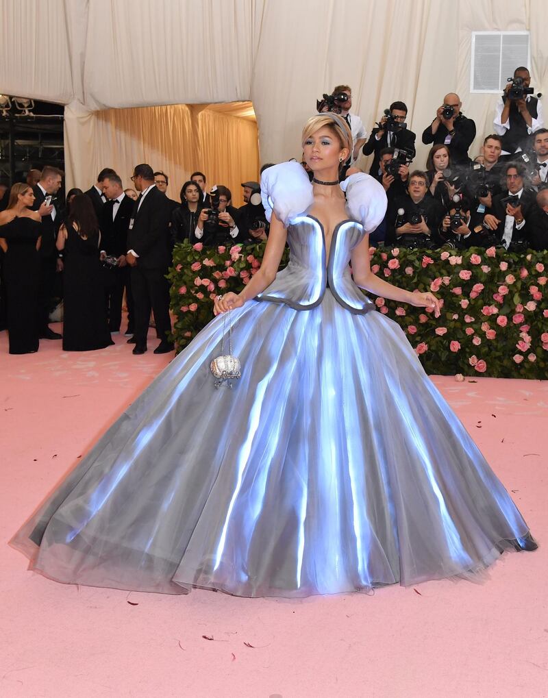 Actress and singer Zendaya arrives at the 2019 Met Gala in New York on May 6. AFP