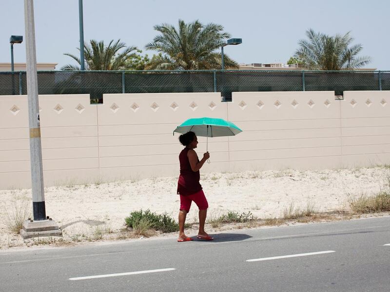 Temperatures will peak of 39°C in several parts of the country. Anna Nielsen / The National
