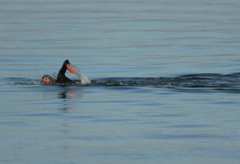 Swimming can be beneficial in controlling blood pressure in adults 60 and older. Getty Images