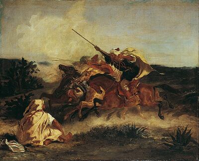 'Fantasia Arabe' by Eugene Delacroix 