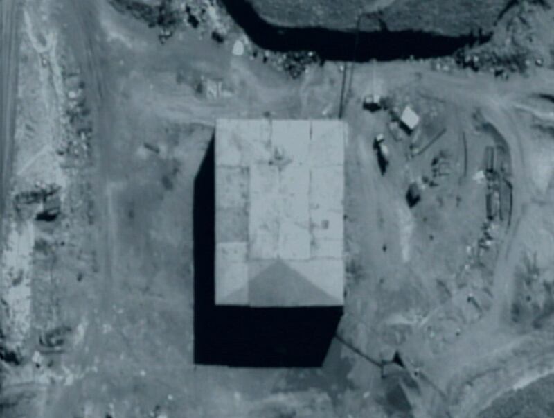 Israeli intelligence had picked up on what it determined was the construction of the nuclear reactor and followed its development, it says. US Government / Handout via Reuters