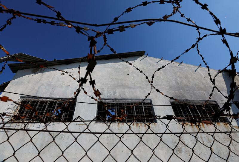 A prison in Olenivka, in the Donetsk region of Ukraine. Reuters