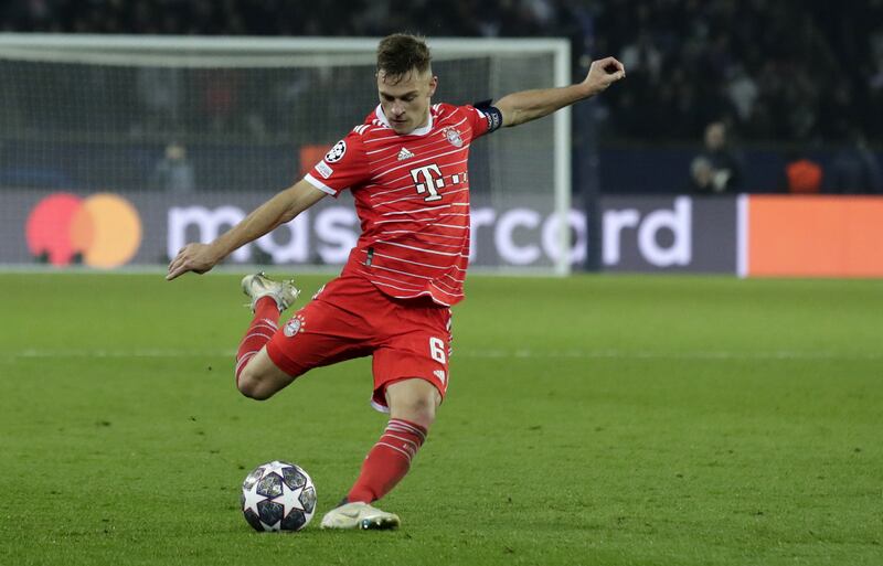 Joshua Kimmich - 7, Played some brilliant passes and helped out defensively. Had a free-kick from a promising position deflected off target by the PSG wall. EPA
