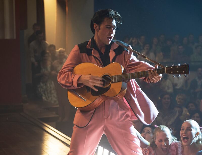 Austin Butler in a scene from Elvis. Photo: Warner Bros Pictures