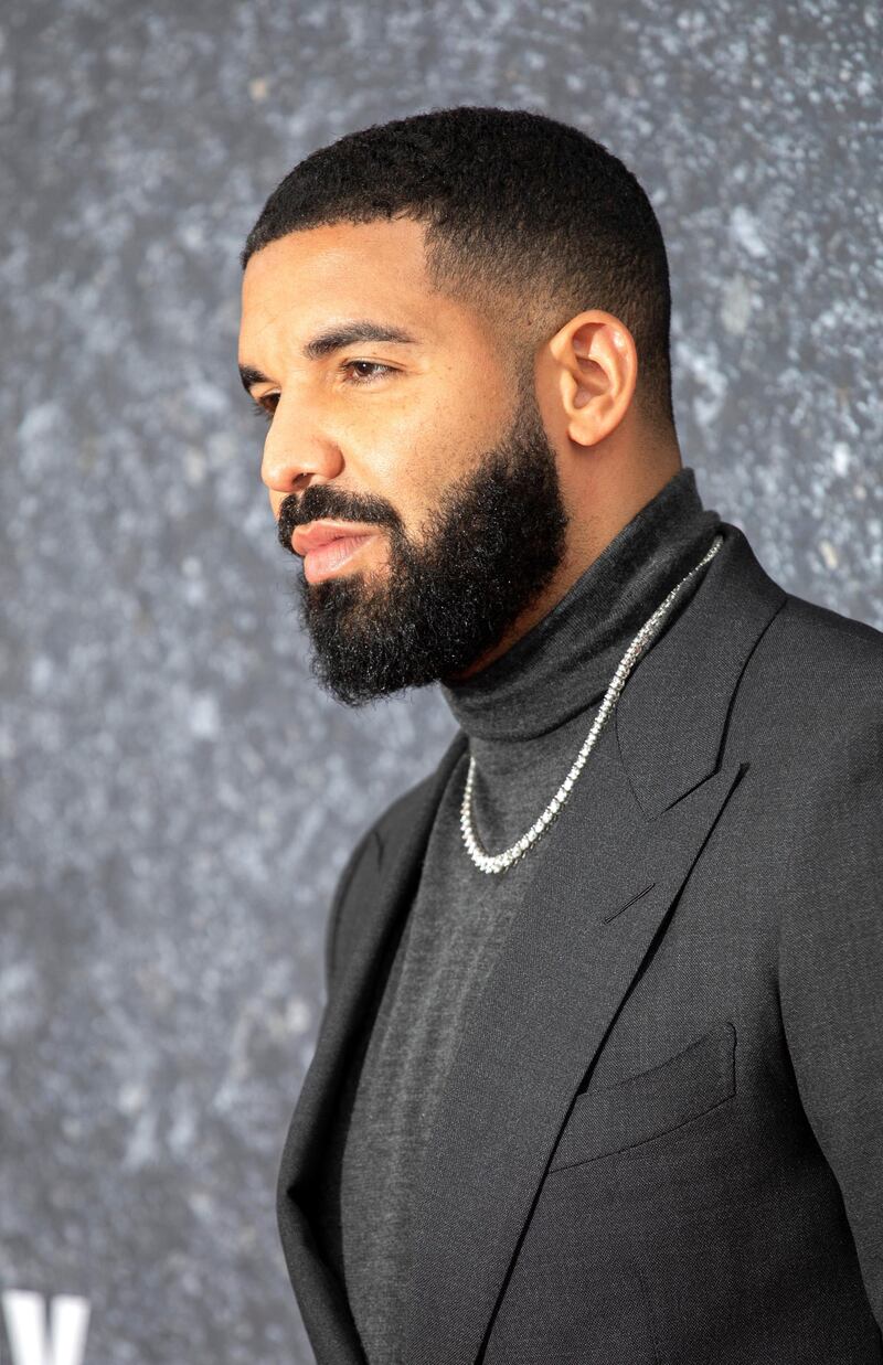 LONDON, ENGLAND - SEPTEMBER 04: Drake attends the "Top Boy" UK Premiere at Hackney Picturehouse on September 04, 2019 in London, England. (Photo by John Phillips/Getty Images)