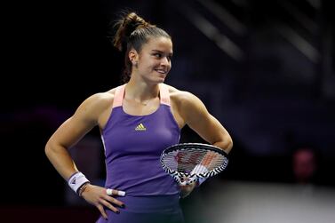 Maria Sakkari was contemplating competing in the Greek atheltics championships this week before the event in Paalermo was confirmed. Reuters