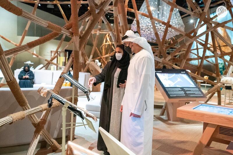 Khaled bin Mohamed bin Zayed has opened the House of Artisans, which pays tribute to and celebrates UAE artisans. Courtesy Abu Dhabi Media